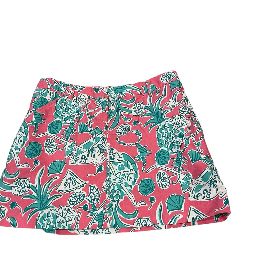 HTF Lilly Pulitzer Originals Scorpion Bowl print skirt sz 8
